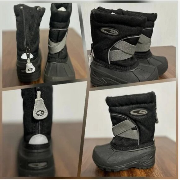 Champion Thermolite Snow Boot Toddler Size 5 (Black) Winter Shoes for Children - Picture 5 of 8